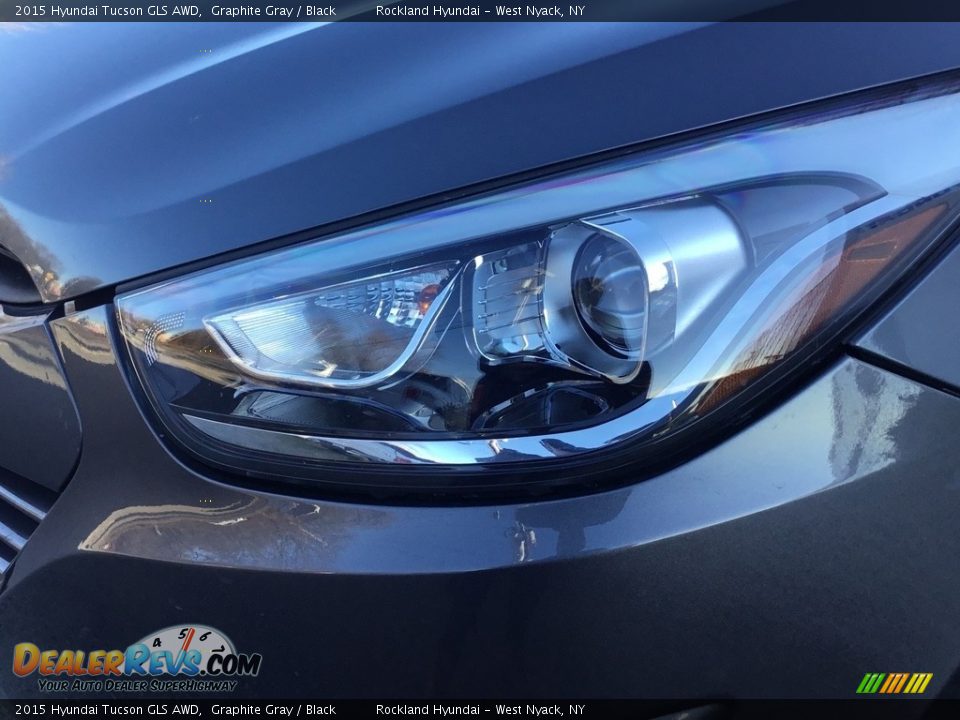 2015 Hyundai Tucson GLS AWD Graphite Gray / Black Photo #28