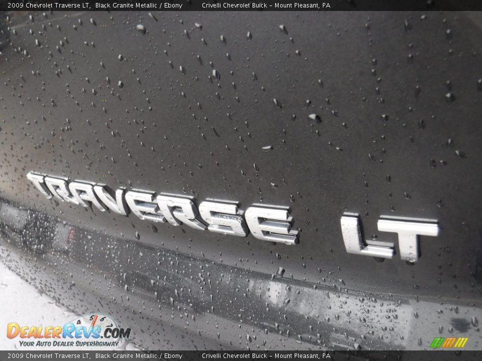 2009 Chevrolet Traverse LT Black Granite Metallic / Ebony Photo #8