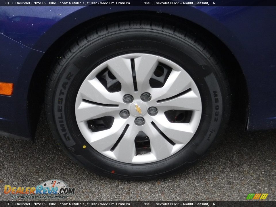 2013 Chevrolet Cruze LS Blue Topaz Metallic / Jet Black/Medium Titanium Photo #3