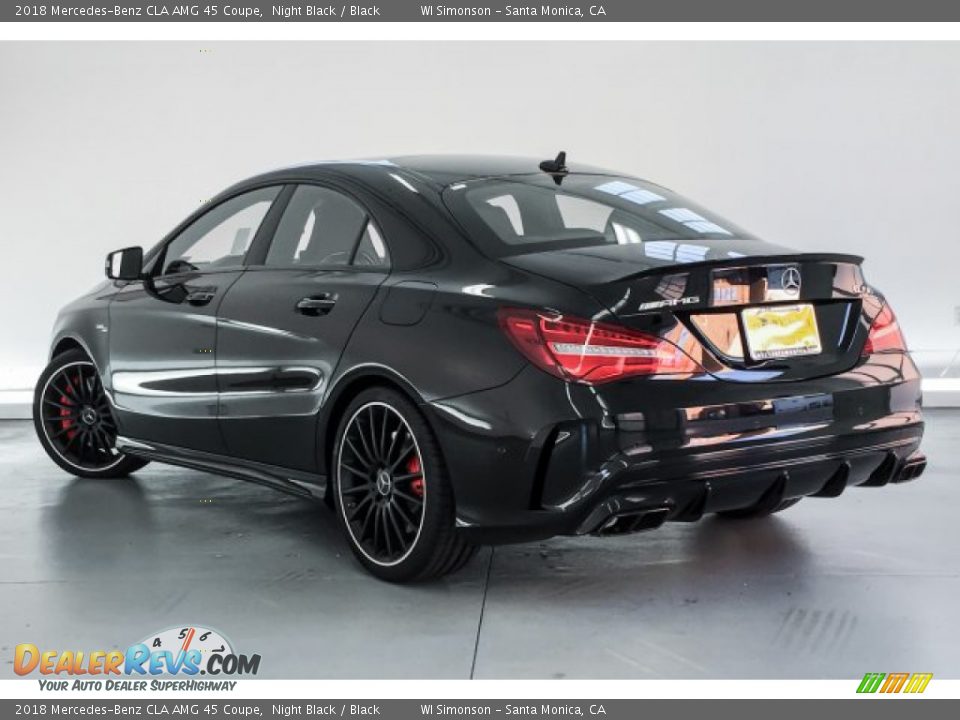 2018 Mercedes-Benz CLA AMG 45 Coupe Night Black / Black Photo #2