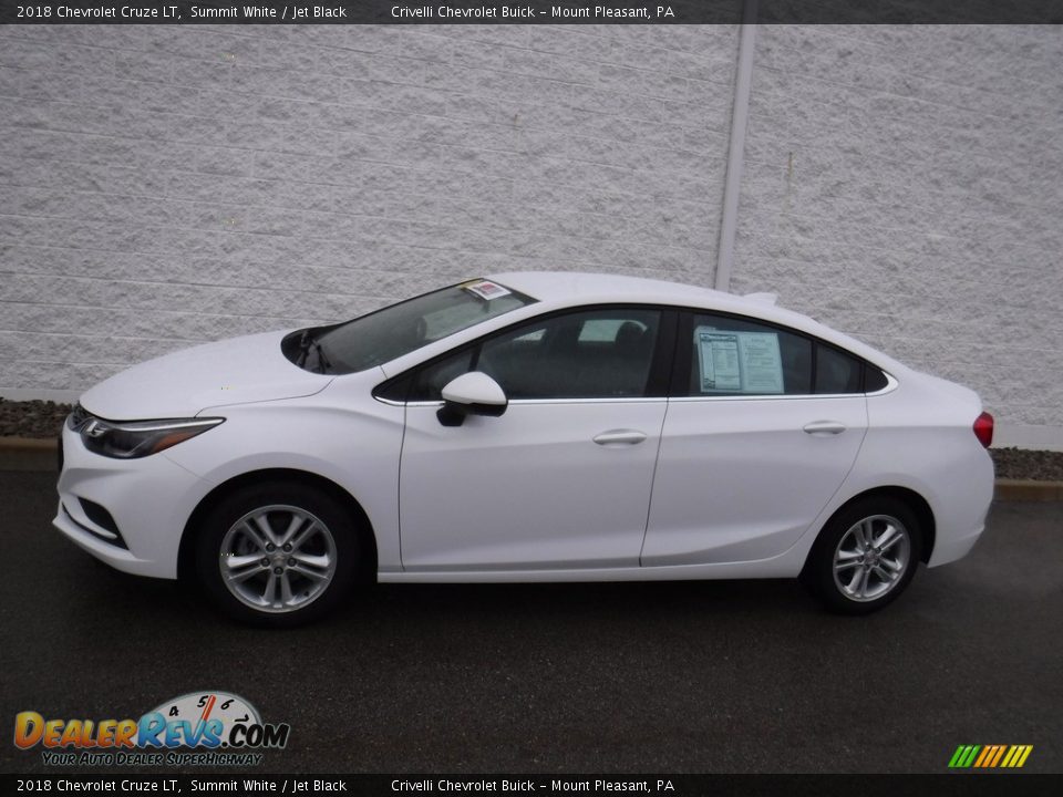 2018 Chevrolet Cruze LT Summit White / Jet Black Photo #2