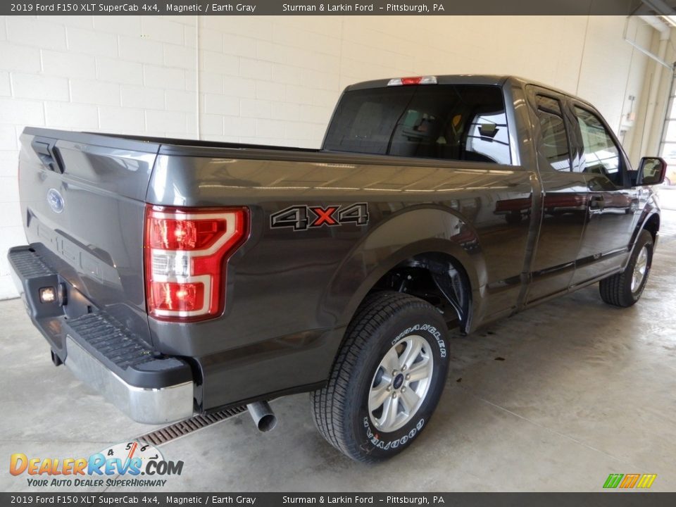 2019 Ford F150 XLT SuperCab 4x4 Magnetic / Earth Gray Photo #2