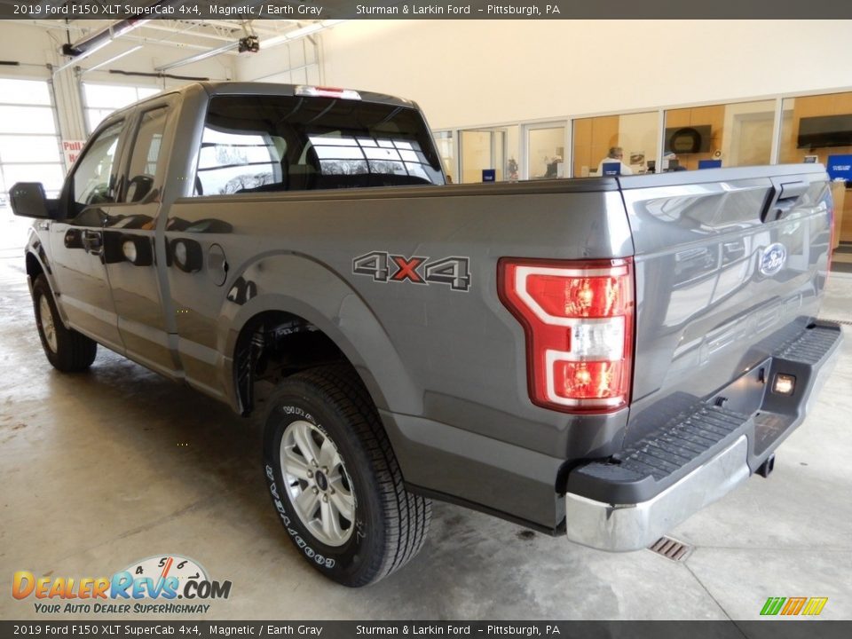 2019 Ford F150 XLT SuperCab 4x4 Magnetic / Earth Gray Photo #3