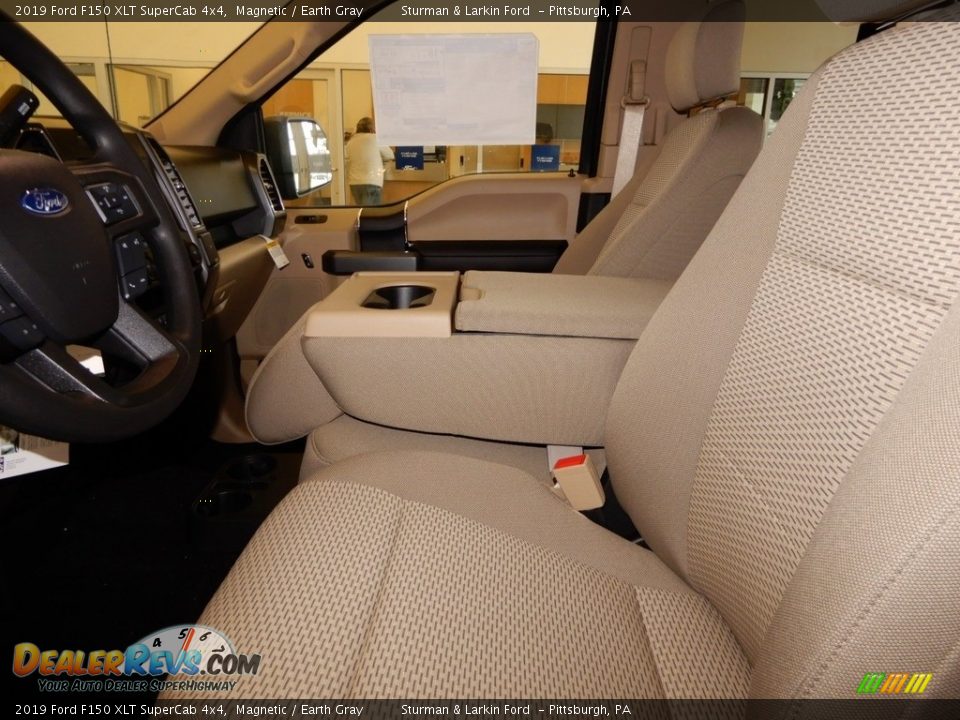 2019 Ford F150 XLT SuperCab 4x4 Magnetic / Earth Gray Photo #6