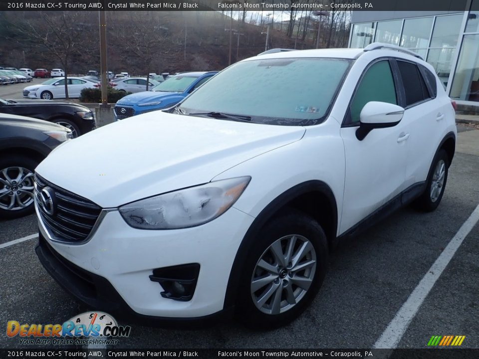 2016 Mazda CX-5 Touring AWD Crystal White Pearl Mica / Black Photo #1