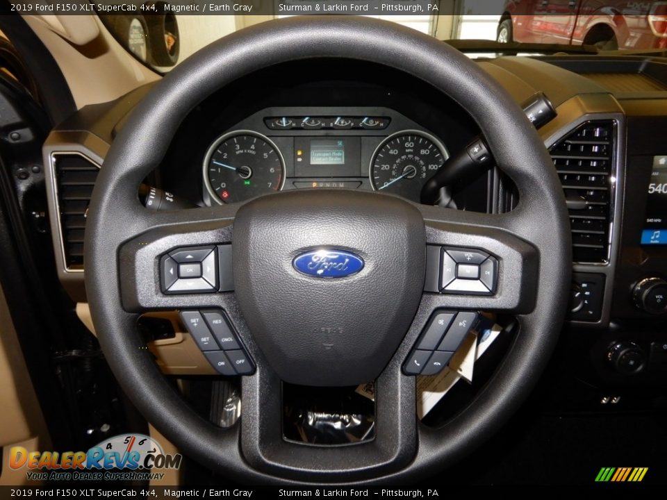 2019 Ford F150 XLT SuperCab 4x4 Magnetic / Earth Gray Photo #15