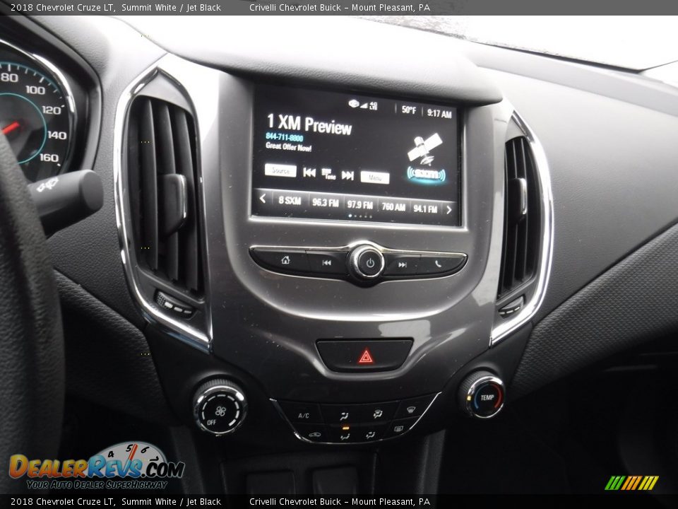 2018 Chevrolet Cruze LT Summit White / Jet Black Photo #15