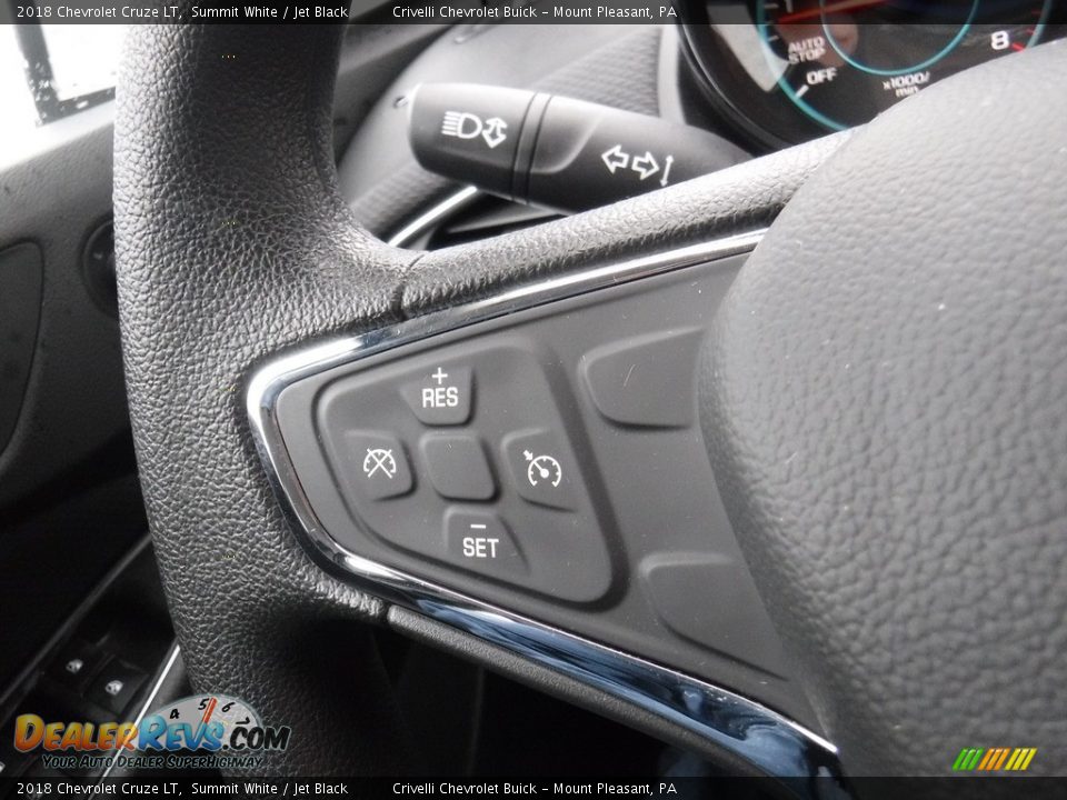 2018 Chevrolet Cruze LT Summit White / Jet Black Photo #23