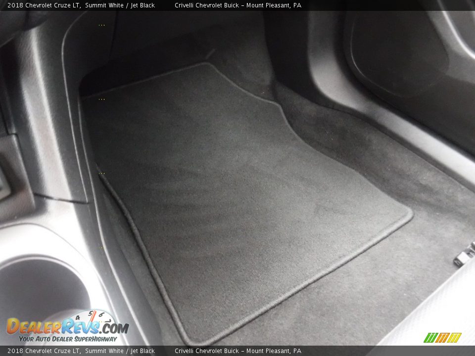 2018 Chevrolet Cruze LT Summit White / Jet Black Photo #24