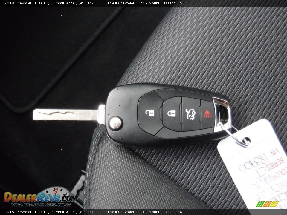 2018 Chevrolet Cruze LT Summit White / Jet Black Photo #32