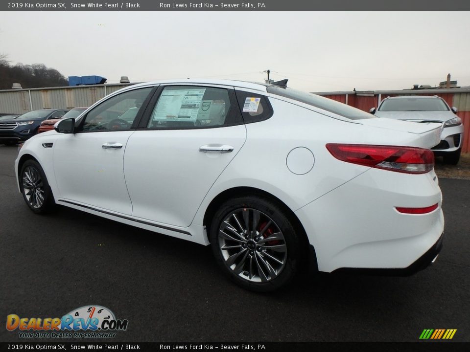 2019 Kia Optima SX Snow White Pearl / Black Photo #7