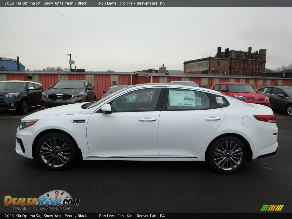 Snow White Pearl 2019 Kia Optima SX Photo #8