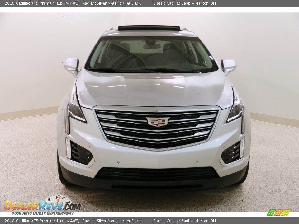 2018 Cadillac XT5 Premium Luxury AWD Radiant Silver Metallic / Jet Black Photo #2