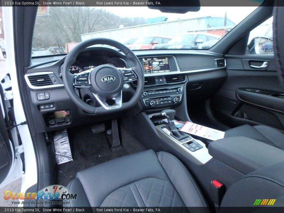 Black Interior - 2019 Kia Optima SX Photo #12