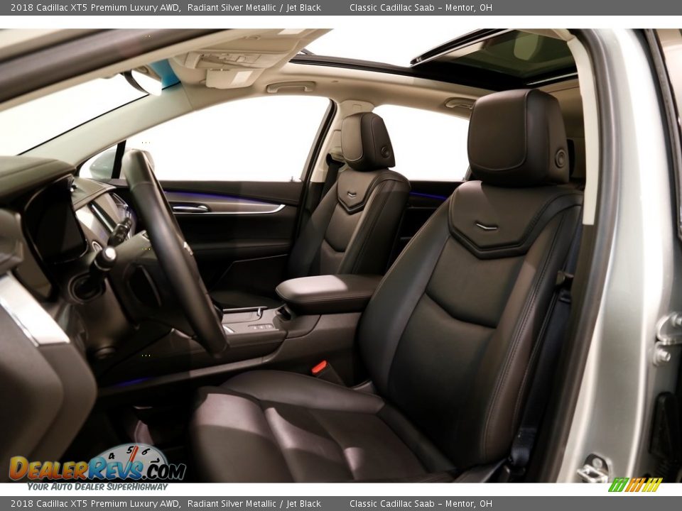 2018 Cadillac XT5 Premium Luxury AWD Radiant Silver Metallic / Jet Black Photo #5