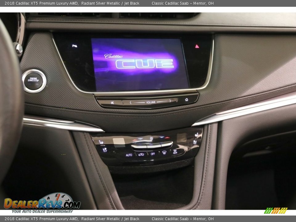 2018 Cadillac XT5 Premium Luxury AWD Radiant Silver Metallic / Jet Black Photo #9