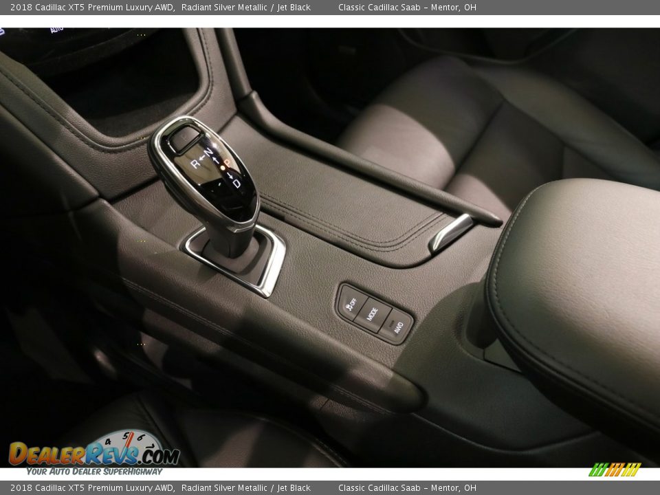 2018 Cadillac XT5 Premium Luxury AWD Radiant Silver Metallic / Jet Black Photo #10