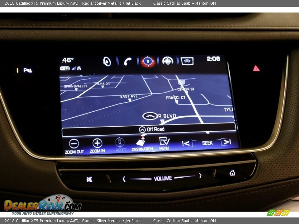 2018 Cadillac XT5 Premium Luxury AWD Radiant Silver Metallic / Jet Black Photo #13