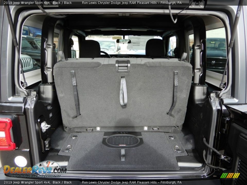 2019 Jeep Wrangler Sport 4x4 Black / Black Photo #5