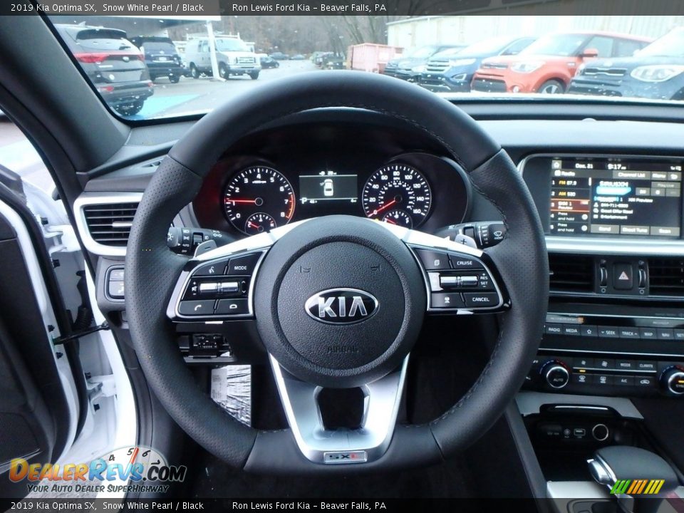 2019 Kia Optima SX Snow White Pearl / Black Photo #17