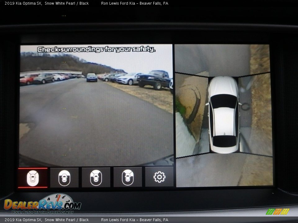 2019 Kia Optima SX Snow White Pearl / Black Photo #19