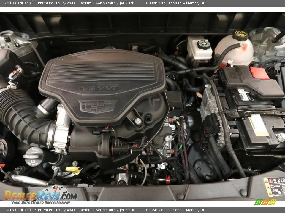 2018 Cadillac XT5 Premium Luxury AWD Radiant Silver Metallic / Jet Black Photo #21