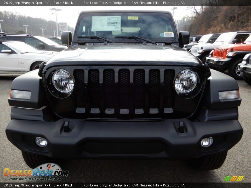 2019 Jeep Wrangler Sport 4x4 Black / Black Photo #9