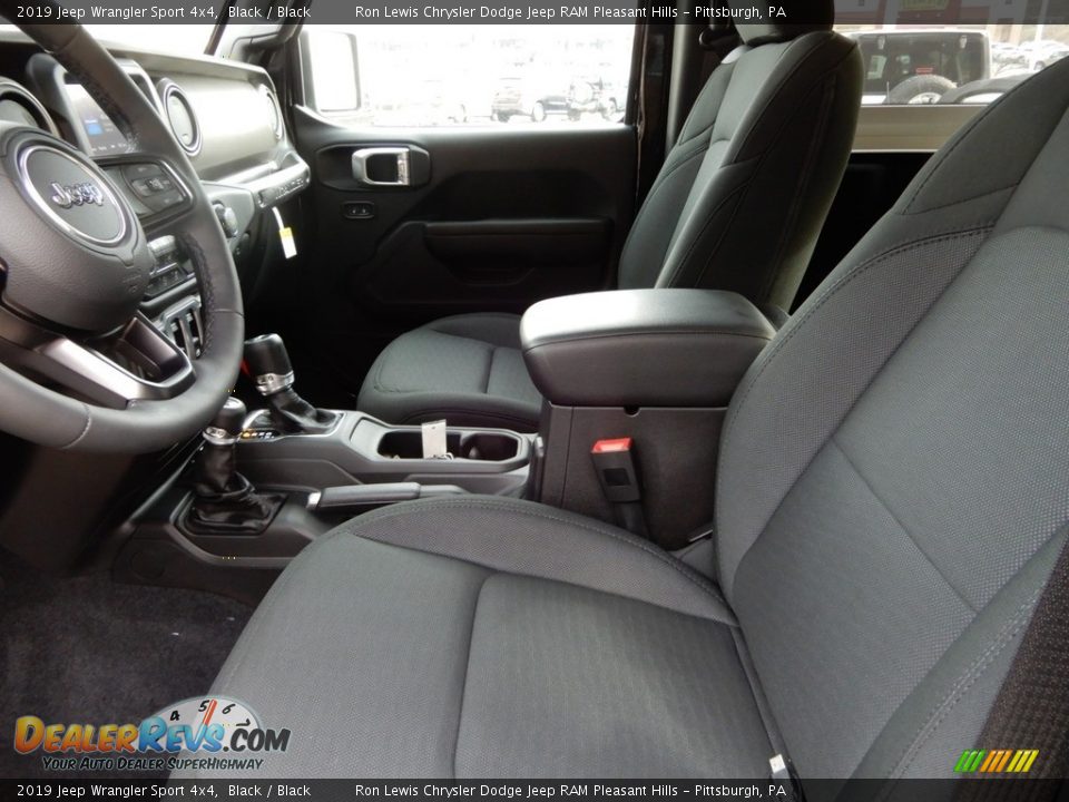 2019 Jeep Wrangler Sport 4x4 Black / Black Photo #11