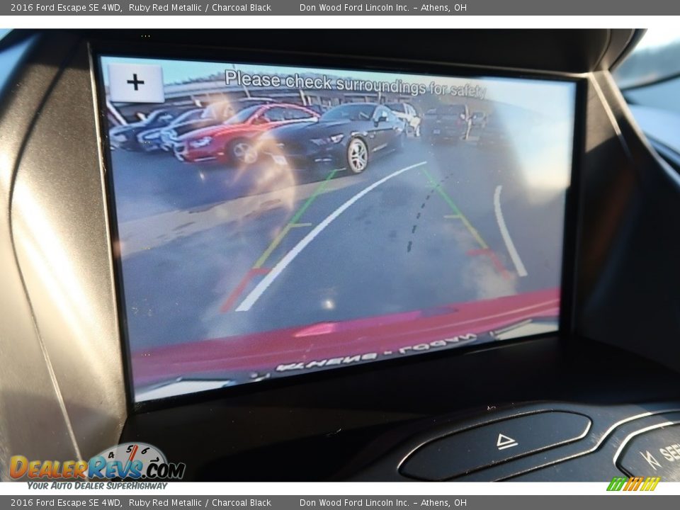 2016 Ford Escape SE 4WD Ruby Red Metallic / Charcoal Black Photo #3