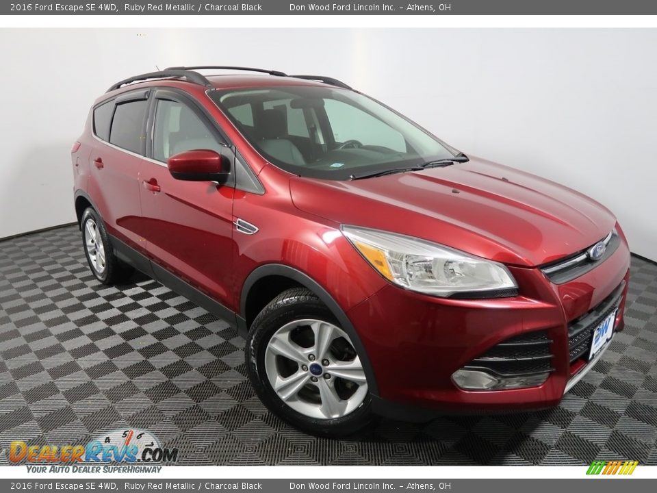 2016 Ford Escape SE 4WD Ruby Red Metallic / Charcoal Black Photo #5