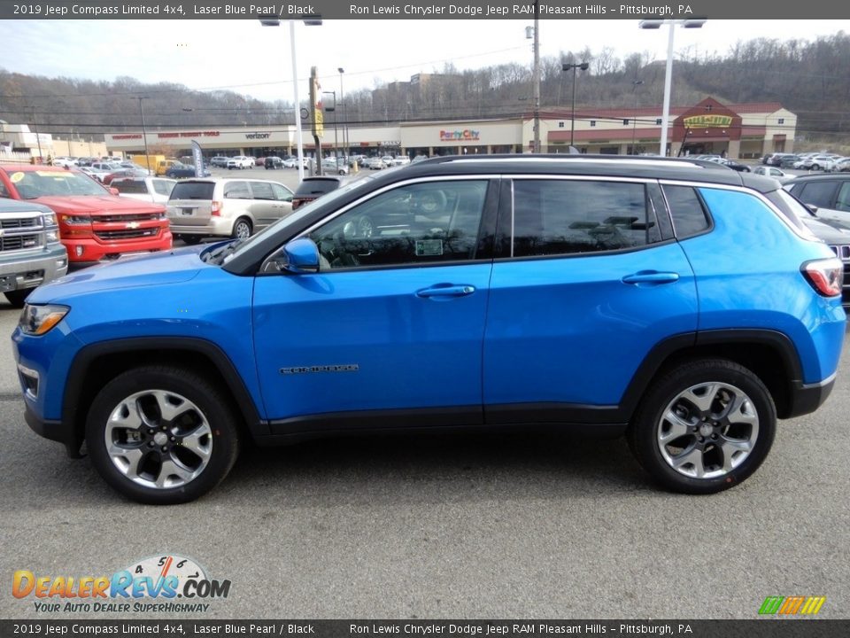 Laser Blue Pearl 2019 Jeep Compass Limited 4x4 Photo #2