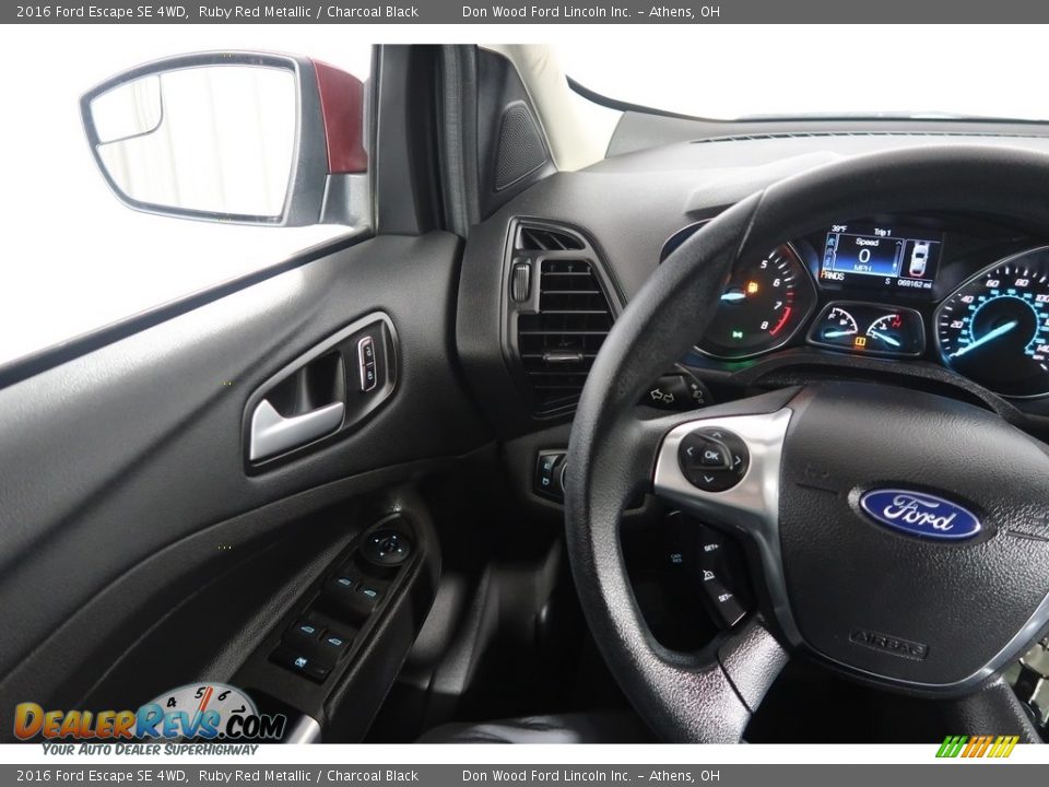 2016 Ford Escape SE 4WD Ruby Red Metallic / Charcoal Black Photo #19