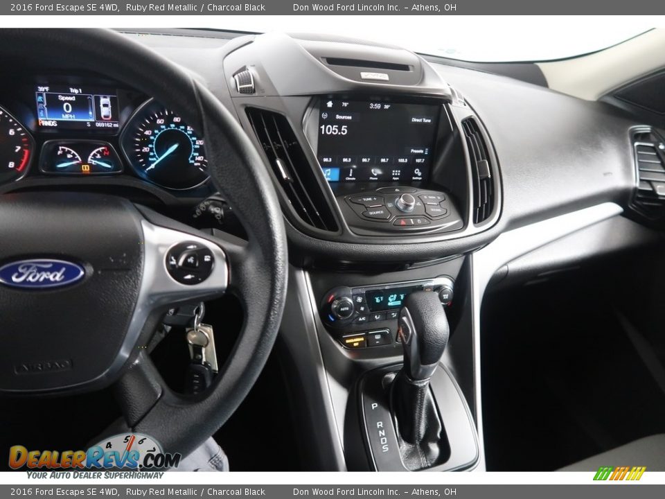 2016 Ford Escape SE 4WD Ruby Red Metallic / Charcoal Black Photo #21