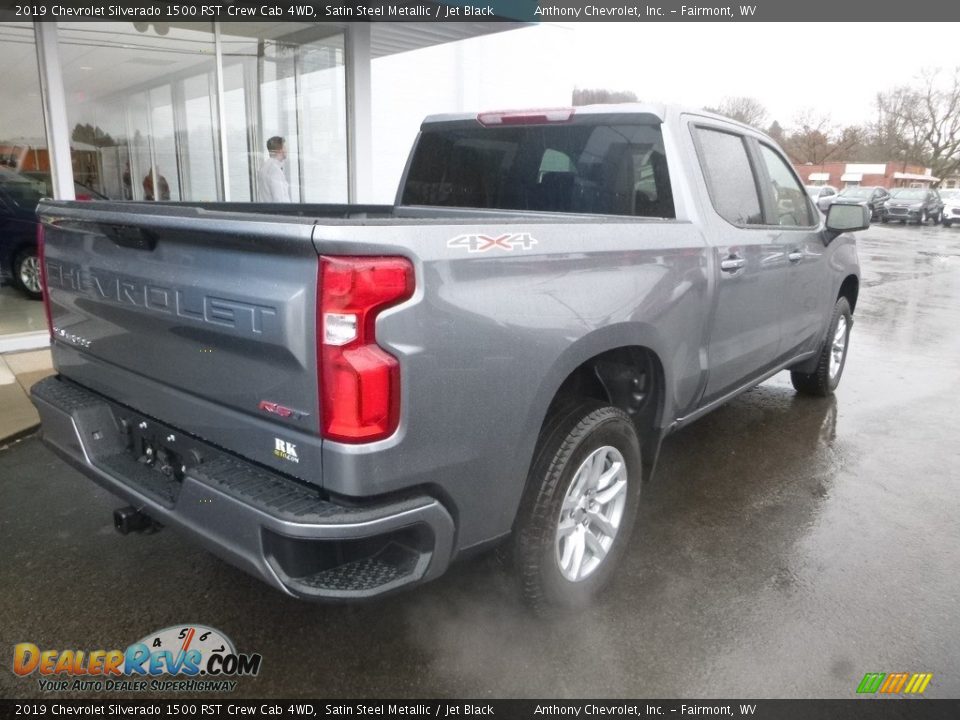 2019 Chevrolet Silverado 1500 RST Crew Cab 4WD Satin Steel Metallic / Jet Black Photo #7