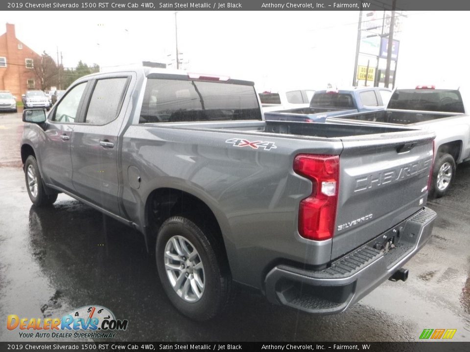 2019 Chevrolet Silverado 1500 RST Crew Cab 4WD Satin Steel Metallic / Jet Black Photo #9