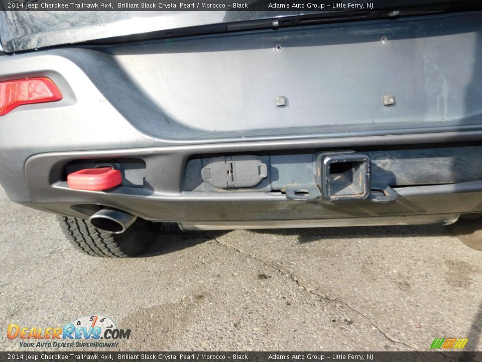 2014 Jeep Cherokee Trailhawk 4x4 Brilliant Black Crystal Pearl / Morocco - Black Photo #31