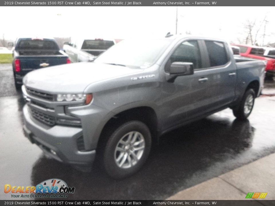 2019 Chevrolet Silverado 1500 RST Crew Cab 4WD Satin Steel Metallic / Jet Black Photo #10