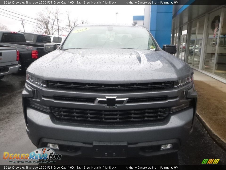 2019 Chevrolet Silverado 1500 RST Crew Cab 4WD Satin Steel Metallic / Jet Black Photo #11