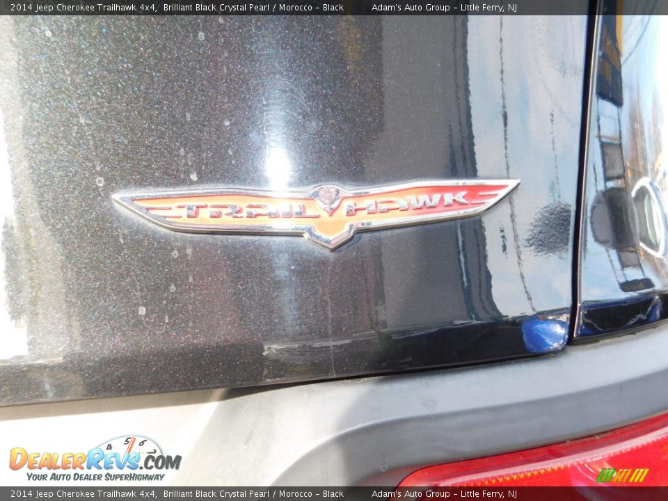 2014 Jeep Cherokee Trailhawk 4x4 Brilliant Black Crystal Pearl / Morocco - Black Photo #32