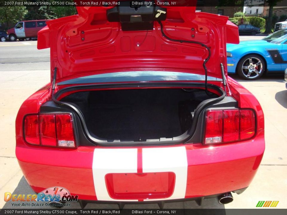 2007 Ford Mustang Shelby GT500 Coupe Torch Red / Black/Red Photo #7