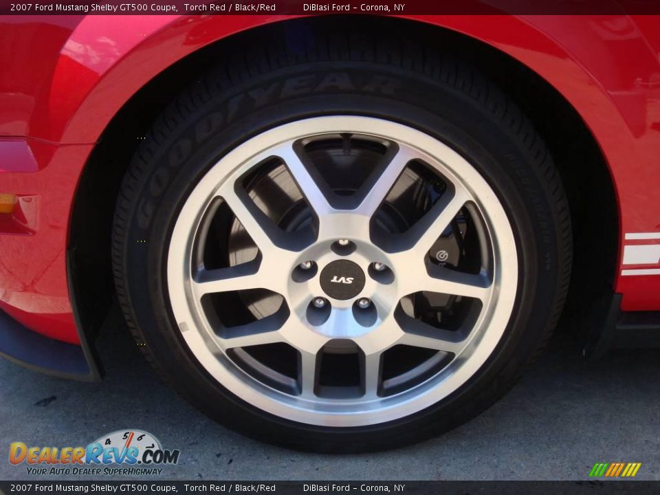 2007 Ford Mustang Shelby GT500 Coupe Torch Red / Black/Red Photo #11