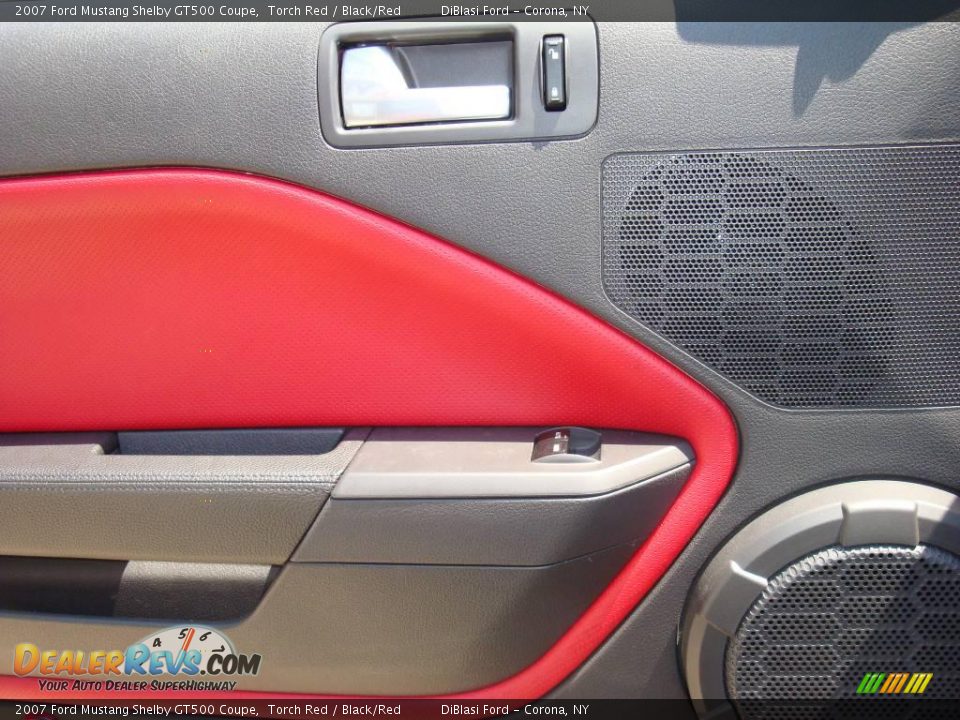 2007 Ford Mustang Shelby GT500 Coupe Torch Red / Black/Red Photo #12