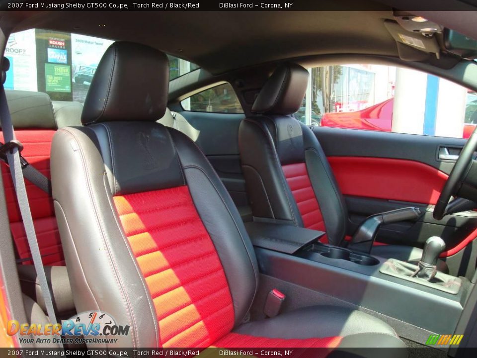 2007 Ford Mustang Shelby GT500 Coupe Torch Red / Black/Red Photo #19