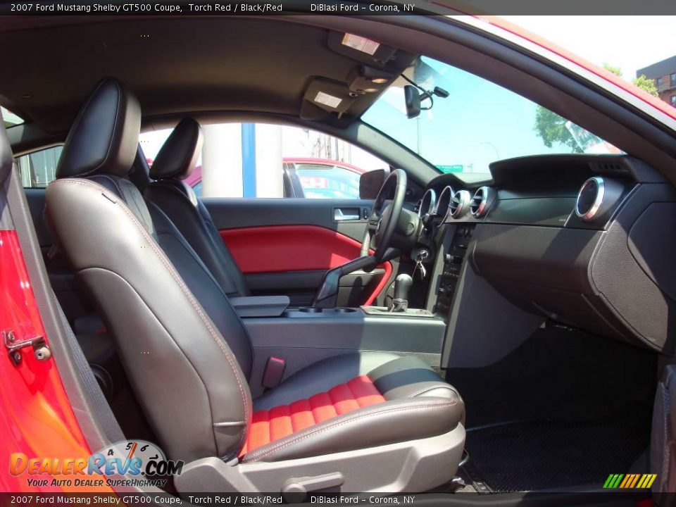 2007 Ford Mustang Shelby GT500 Coupe Torch Red / Black/Red Photo #20