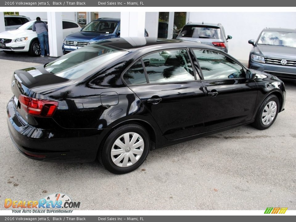 2016 Volkswagen Jetta S Black / Titan Black Photo #9