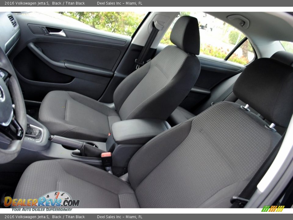 2016 Volkswagen Jetta S Black / Titan Black Photo #13