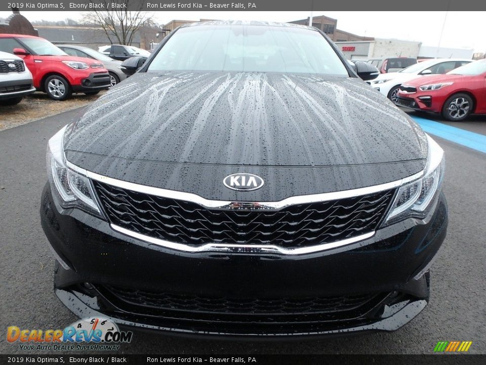 2019 Kia Optima S Ebony Black / Black Photo #2