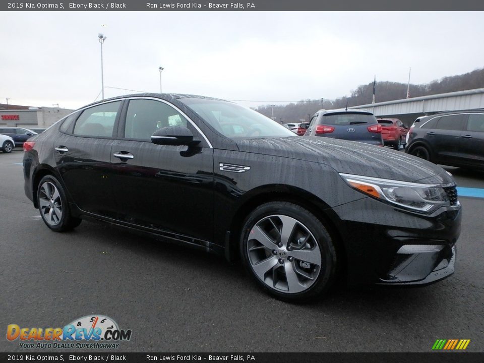 2019 Kia Optima S Ebony Black / Black Photo #3
