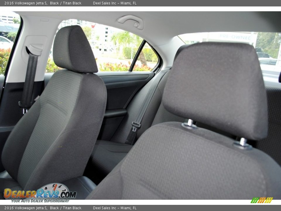 2016 Volkswagen Jetta S Black / Titan Black Photo #16