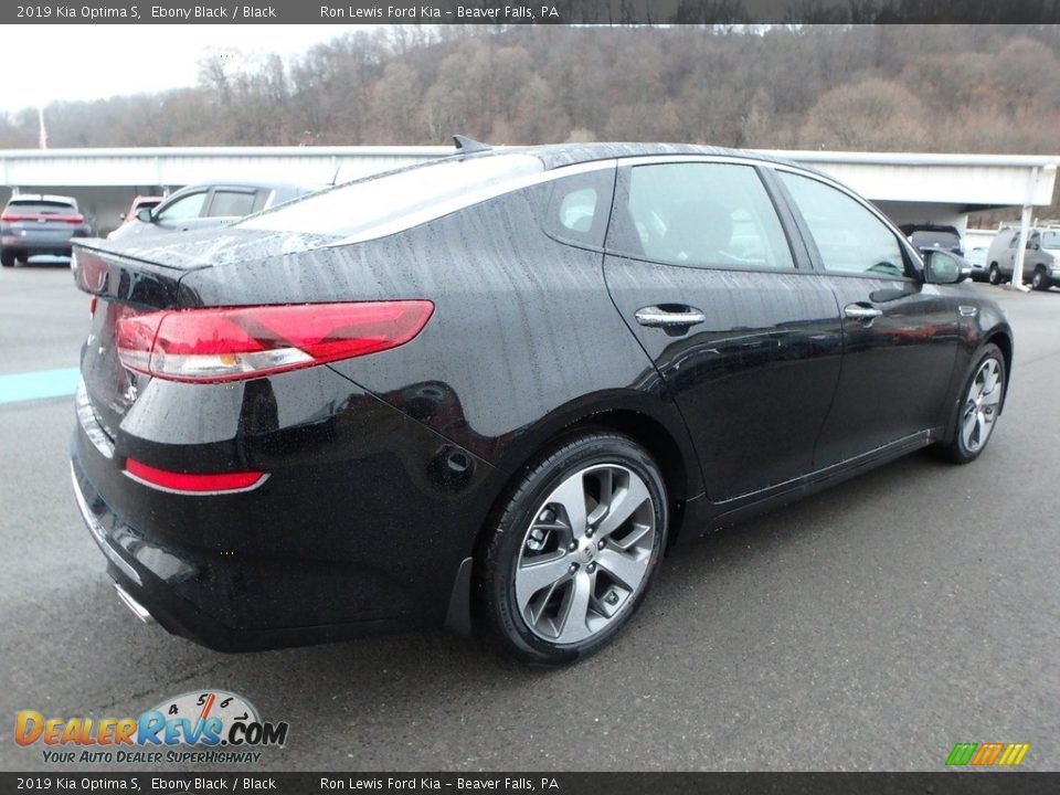 2019 Kia Optima S Ebony Black / Black Photo #5